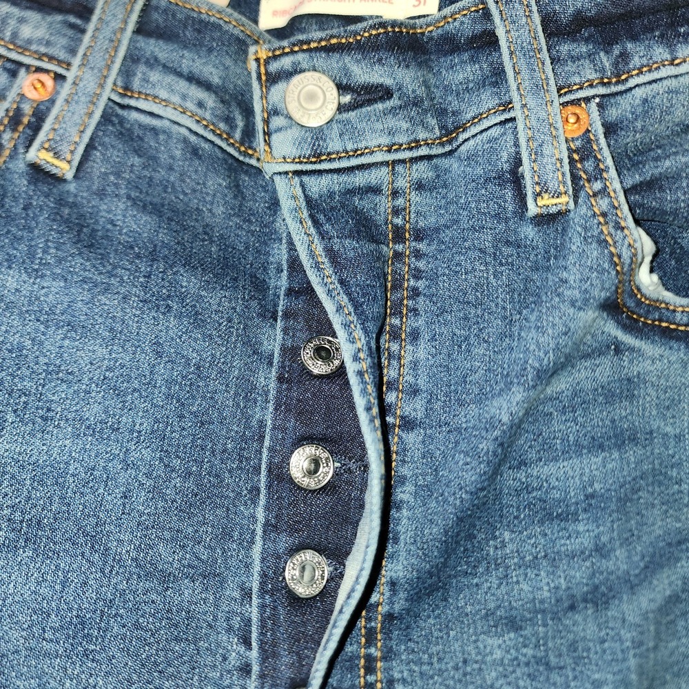 NWT Levi's Women's 31x27 Ribcage Straight Ankle Jeans - Picture 4 of 12